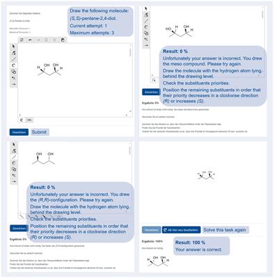 Developing and evaluating an e-learning and e-assessment tool for organic chemistry in higher education